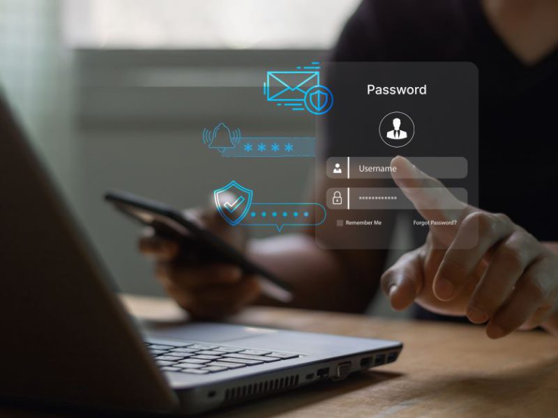 Person at a computer