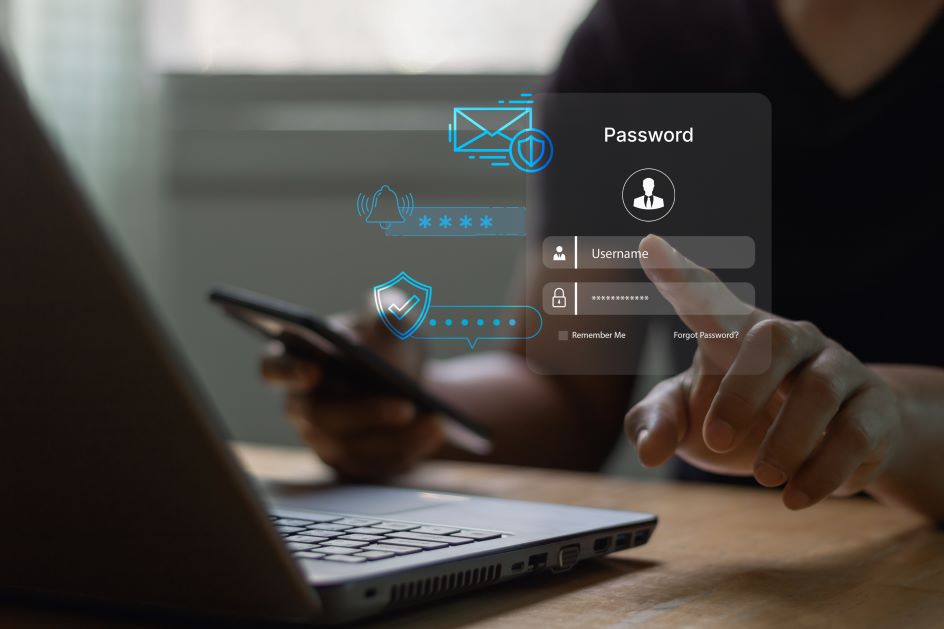 Person at a computer