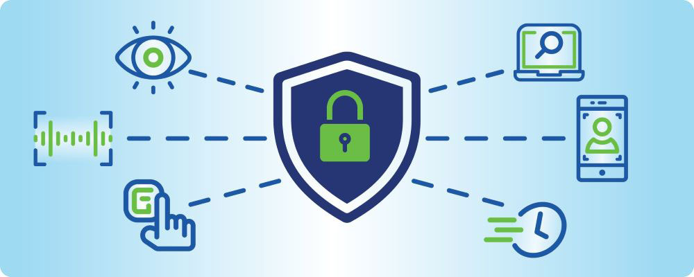 shield with lock on it